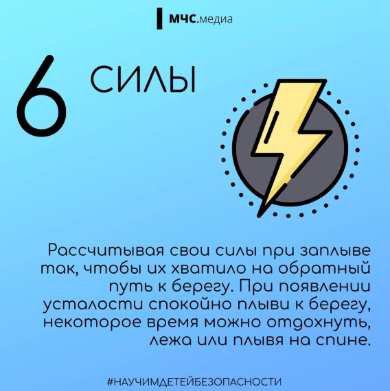 Правила поведения на воде.